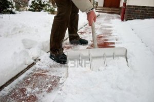 snow shoveling
