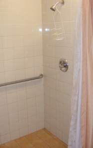 The new shower.