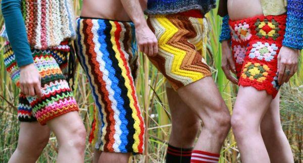 Crocheted shorts