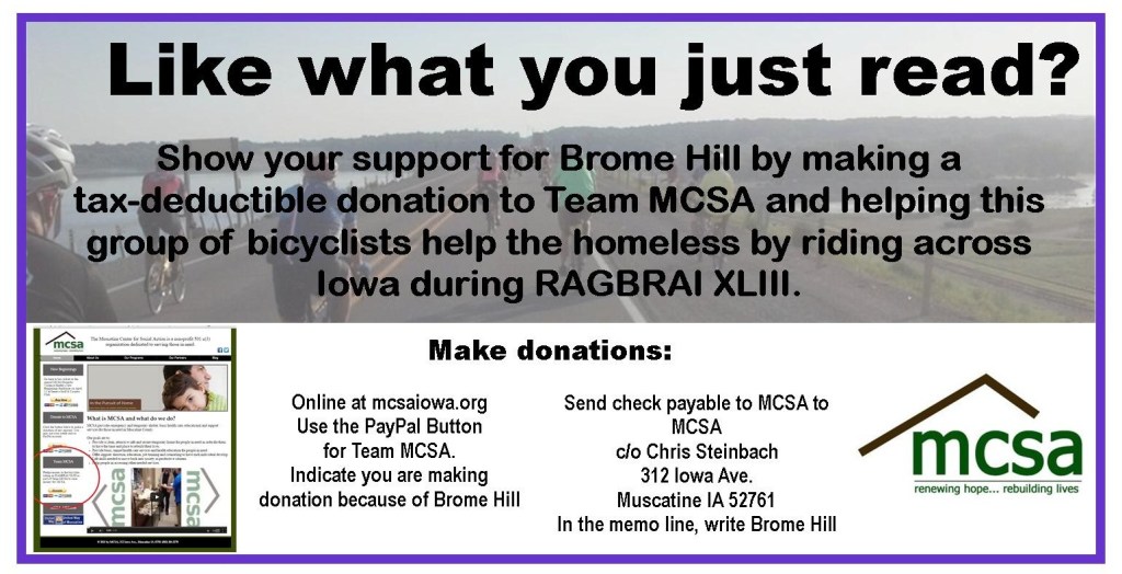 Donate to Team MCSA