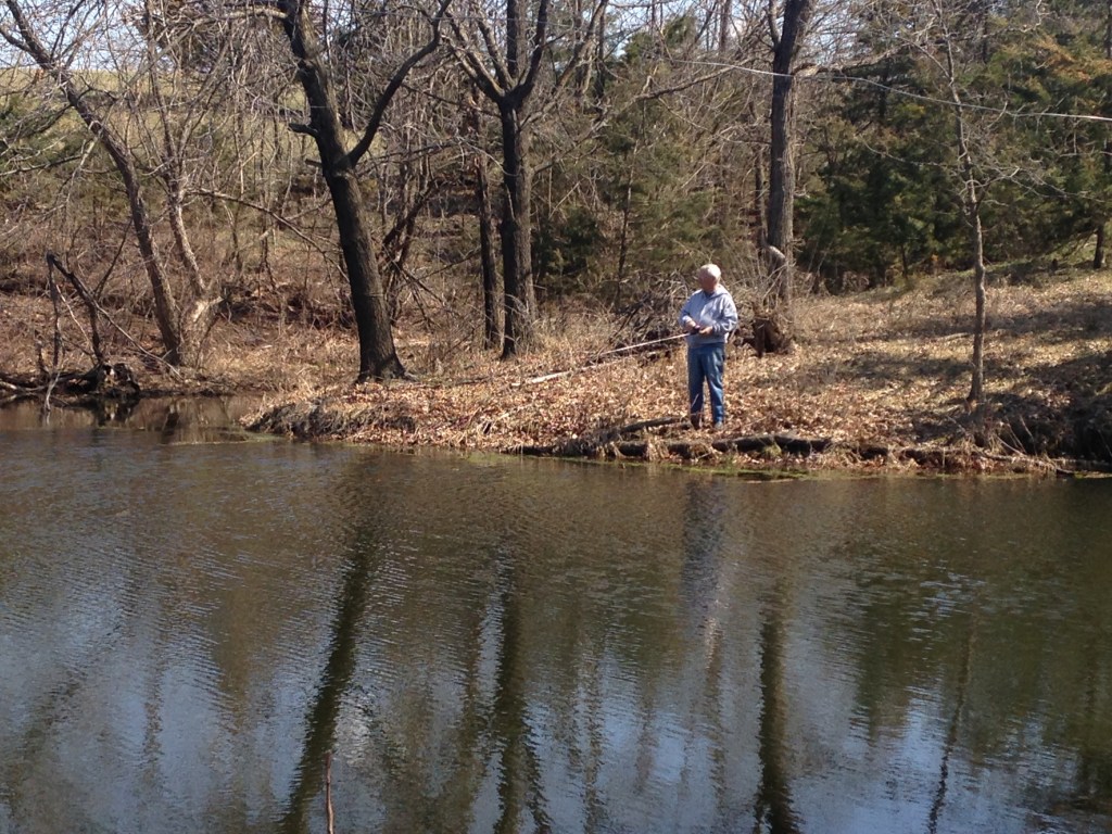 Fishing with Alan Mancuso.